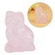 thumbnail image 4 of Nimoa Piedra de Cuarzo - Piedra de Cristal Rosa en Forma Gatito para Escritorio Oficina en casa Adorno Decorativo o Regalo para niños, 4 of 5
