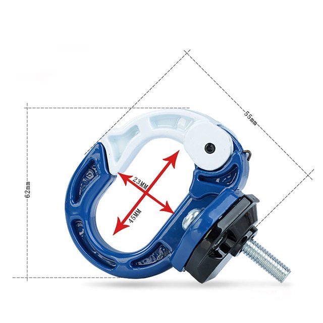 XWSHYW Aparatos Electrónicos Gancho Dellantero para Colgar Bolsas de Casco, Accesorio con Forma de Garra para Patinete M365