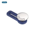 thumbnail image 3 of Unique Bargains Waist Extender Buckle Retractable Style Jeans Button Pins Pants Waistband Button Tighten Silver 6 Pack, 3 of 5