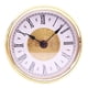 thumbnail image 1 of de Reloj de Clásico Blanca Borde Dorado Cabeza de Reloj de Pared forma forma forma de 80 Mm, 1 of 9