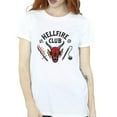 thumbnail image 3 of Netflix T-Shirt Boyfriend en Coton Stranger Things Hellfire Club pour Femmes, 3 of 4