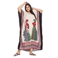 thumbnail image 1 of Caftans pour Femmes Longue Maxi Grande Taille Robe Caftans Manches 3/4 Robes pour Dames Filles en Ligne, 1 of 6