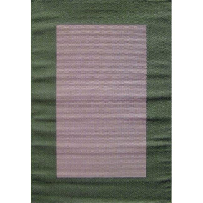 IMS 2605800914250 Indoor Outdoor Patio Rug Pool Deck, Green Beige 5 x