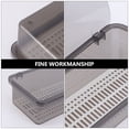thumbnail image 3 of unbranded Caja Almacenamiento Plástico Para Con Organizador De Utensilios De Cocina Con Drenaje, 3 of 8