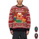 thumbnail image 2 of Sudadera navideña fea unisex para mujer y hombre, jersey vintage de Papá Noel, jersey con cuello redondo y estampado de dibujos animados para Año Nuevo, 2 of 5