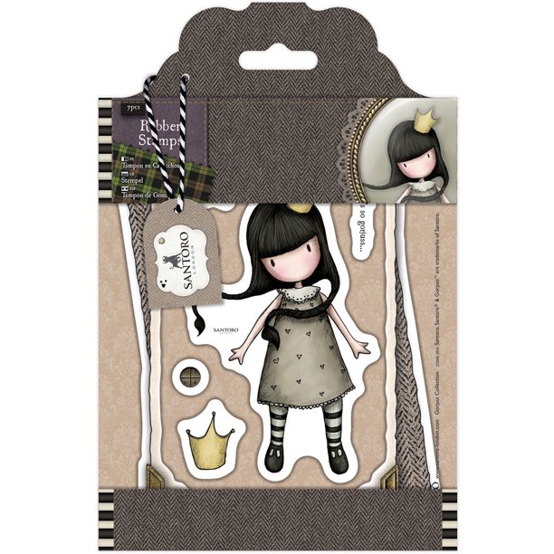 Santoro Gorjuss Tweed Rubber StampsMy Own Universe