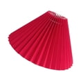 thumbnail image 1 of Pleated Lampshade Cloth Table Ceiling Light Lampshade Pleats Lampshade Table Shade Bedroom Fabric Red, 1 of 8