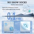 thumbnail image 5 of No Show Socks Men Non Slip Low Cut Thin Socks for Loafers Boat 6 Pairs, 5 of 5