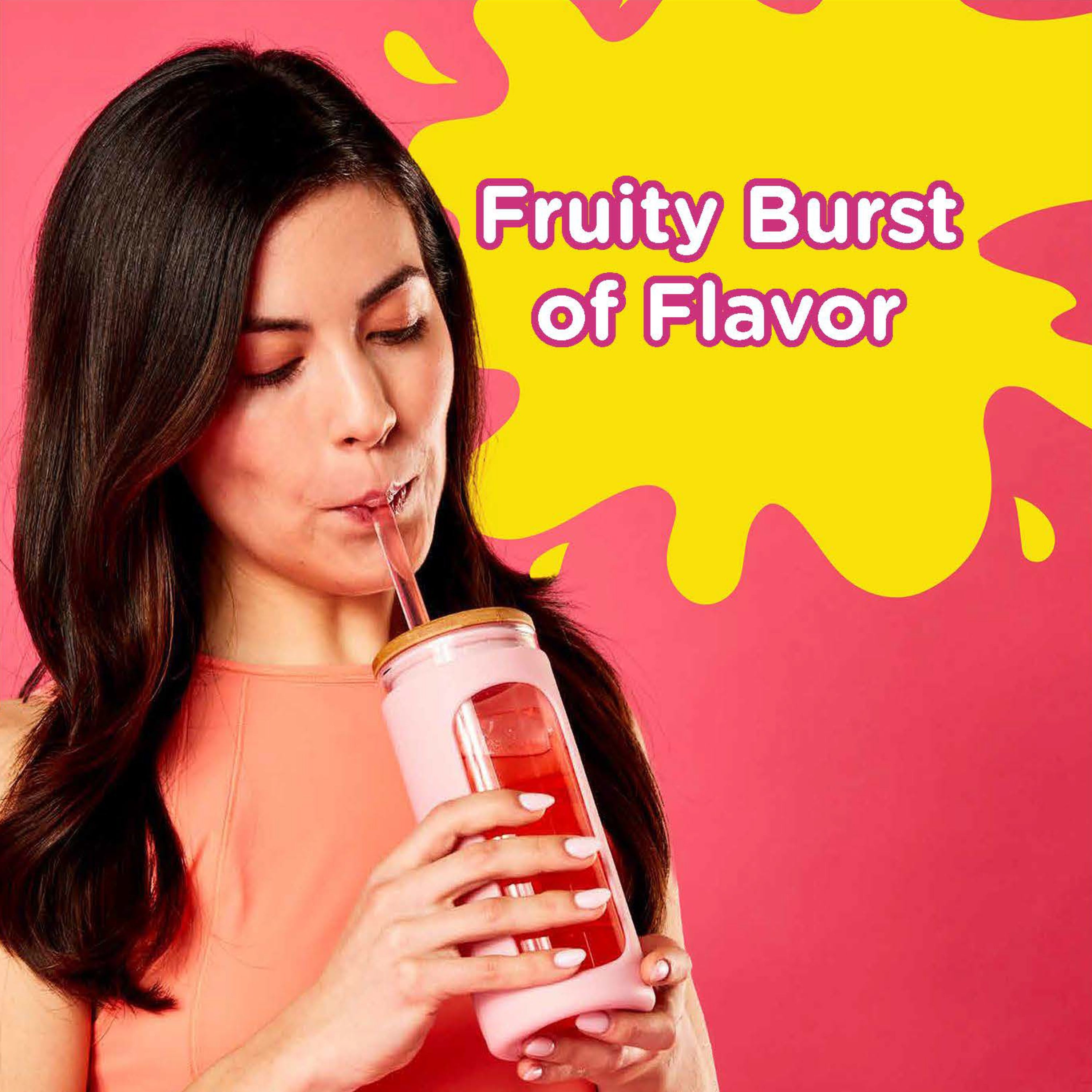 (3 pack) Starburst Zero Sugar Singles-to-Go Powdered Drink Mix, Cherry, 6 Count Packets