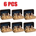 thumbnail image 3 of CuiLiyq Mini Nativity Set of 6, Miniature Nativity Scene Set in Decorative Tin Box, Complete Christmas Manger Display with Figures and Animals, Starry Night Background (E), 3 of 6