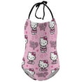 thumbnail image 5 of Hello Kitty Girls One Piece Swimsuits Hawaiian Summer Swimwear Beach Bathing Suit Outfits, 5 of 7