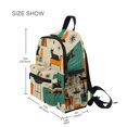 thumbnail image 3 of FORMRS School Backpack with Front Zippered Pocket 12" Student Travel Daypack, Black Cats Reading, 3 of 6