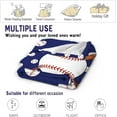 thumbnail image 4 of Yibo Soft Baseball Blanket Flannel Soft and Comfortable Anti-static Bed Sofa Blanket, 4 of 8