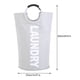 thumbnail image 3 of Cesta de almacenamiento de ropa de lavandería, Cesta de lavandería plegable oxford plegable con mango de aleación Organizador de casa Bolsa de lavado para dormitorio, balcón, cuarto de lavado, cuarto EOTVIA NO, 3 of 6