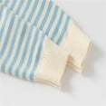 thumbnail image 5 of Cethrio Boys Stripe Sweaters Size 8, Pullover Crewneck Thermal Knitting Cotton Kids Sweaters Light Blue, 5 of 7