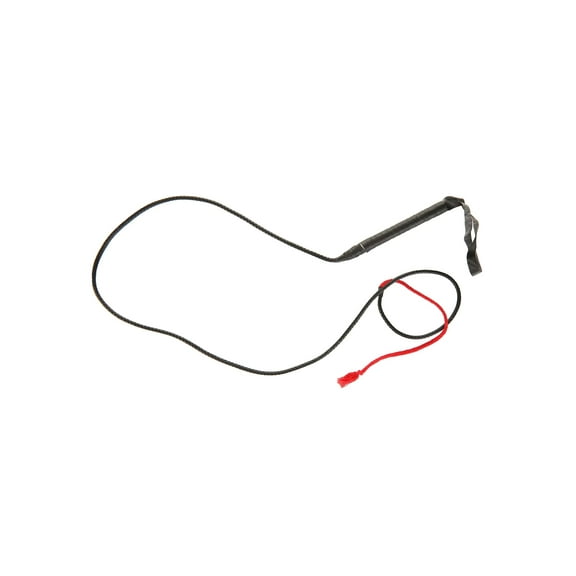 Black Whip Costume Prop