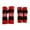 Red, variant on Elbow Pads Arm Shin Instep Pads Thai caseing Thai Kick Boxing Leg Guard Set M