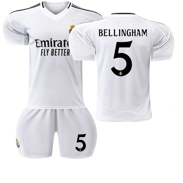 Maillot de Soccer Garçons Filles Enfants RONALDO 7 Croos 8 BELLINGHAM 5 MBAPPE 9