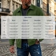 thumbnail image 3 of SEROYE Mens Faux Suede Jacket Zip Up Lapel Collared Solid Long Sleeve Casual Business Outerwear for Spring Fall (M, Army Green), 3 of 7