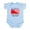 Sky Blue, variant on CafePress - Half Chinese 100% Cute Body Suit - Baby Light Bodysuit, Size Newborn - 24 Months