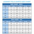 thumbnail image 7 of Men's Golf Polo Shirts Dry Fit Performance Lightweight Athletic Sport T-Shirt Tops, 7 of 7