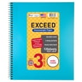 thumbnail image 5 of Exceed Spiral Notebook, Wide Ruled, 3 Subject, 120 Pages, 8.5" x 10.5", Color Choice Will Vary, 77623, 5 of 9