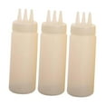 thumbnail image 2 of 3 Pack Condiment Dispenser Bottles Refillable Large Capacity for Ketchup Mustard Honey Oil Pancake Decorating, 2 of 9