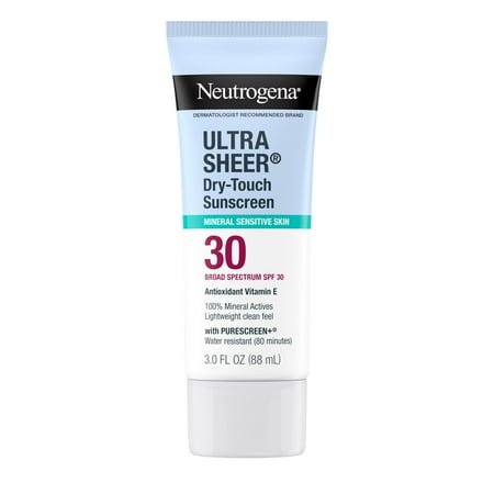 Neutrogena Mineral Ultra Sheer Dry-Touch SPF 30 Lotion, 3.0 fl. oz
