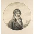 thumbnail image 2 of Fulchran Jean Harriet 15x16 Black Ornate Wood Framed Double Matted Museum Art Print Titled - Portrait of a Young Man (1802), 2 of 5