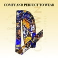 thumbnail image 7 of Art Silky Design Durag - Silky 360 Wave Du Rag with Long Tails and Quadruple Stitching - Smooth Silk Fabric for Comfort and Compression (Mamba 24), 7 of 7