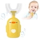 thumbnail image 3 of Niños Cepillo de dientes en forma de U Blanqueamiento Masaje Dientes Cepillo 6-12 años de edad Mango de dibujos animados Portátil Portátil Niño Niño Matee Limpio Amarillo seitruly HA009744-03, 3 of 6