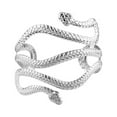 thumbnail image 6 of Eosunjian Women Bangle Cool Hip Hop Punk Personality Open Adjustable Twining Snake Arm Bracelet Armlet Armband Fashion Jewelry Golden, 6 of 13