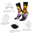 thumbnail image 4 of Saiise Five Nights At Freddy'S Funny Socks Men Women Adults Novelty Graphic Crew Tube Socks Crazy Design Casual Dress Socks for Sports,Running,Travel, 4 of 7