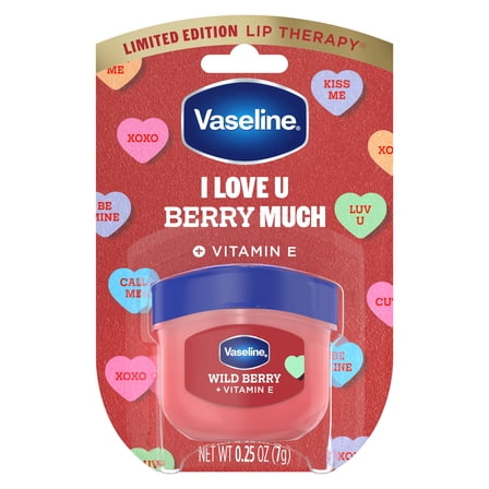 Vaseline Limited Edition Valentine's Day Lip Therapy Lip Balm Wildberry 0.25 oz