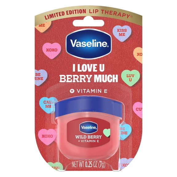 Vaseline Limited Edition Valentine's Day Lip Therapy Lip Balm Wildberry 0.25 oz