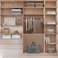 thumbnail image 5 of Unique Bargains 1 Pack Clothes Storage Bags Moving Bags Light Gray 24*16*10in, 5 of 7