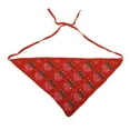 thumbnail image 4 of Ofertas Únicas 2 Pcs Bandana Triangular Turbante de Punto Bufanda de Ganchillo para Mujeres Rojo Rosa, 4 of 5