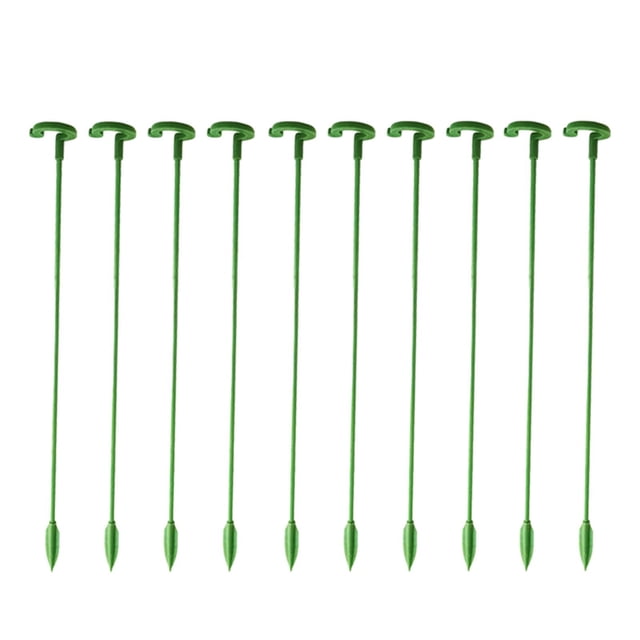 10 piezas de varilla de soporte con forma floral DIY kusrkot Enrejado trepador 27cm