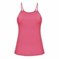 thumbnail image 5 of Summer Tank Tops For Women with Built in Bras Summer Casual Sleeveless Spaghetti Strap Camisole Pullover Lightweight Tops for Women, 5 of 5