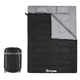 thumbnail image 2 of Saco De Dormir Para Acampar Bloosom  Para 2 Personas Con 2 Almohadas Negro, 2 of 4