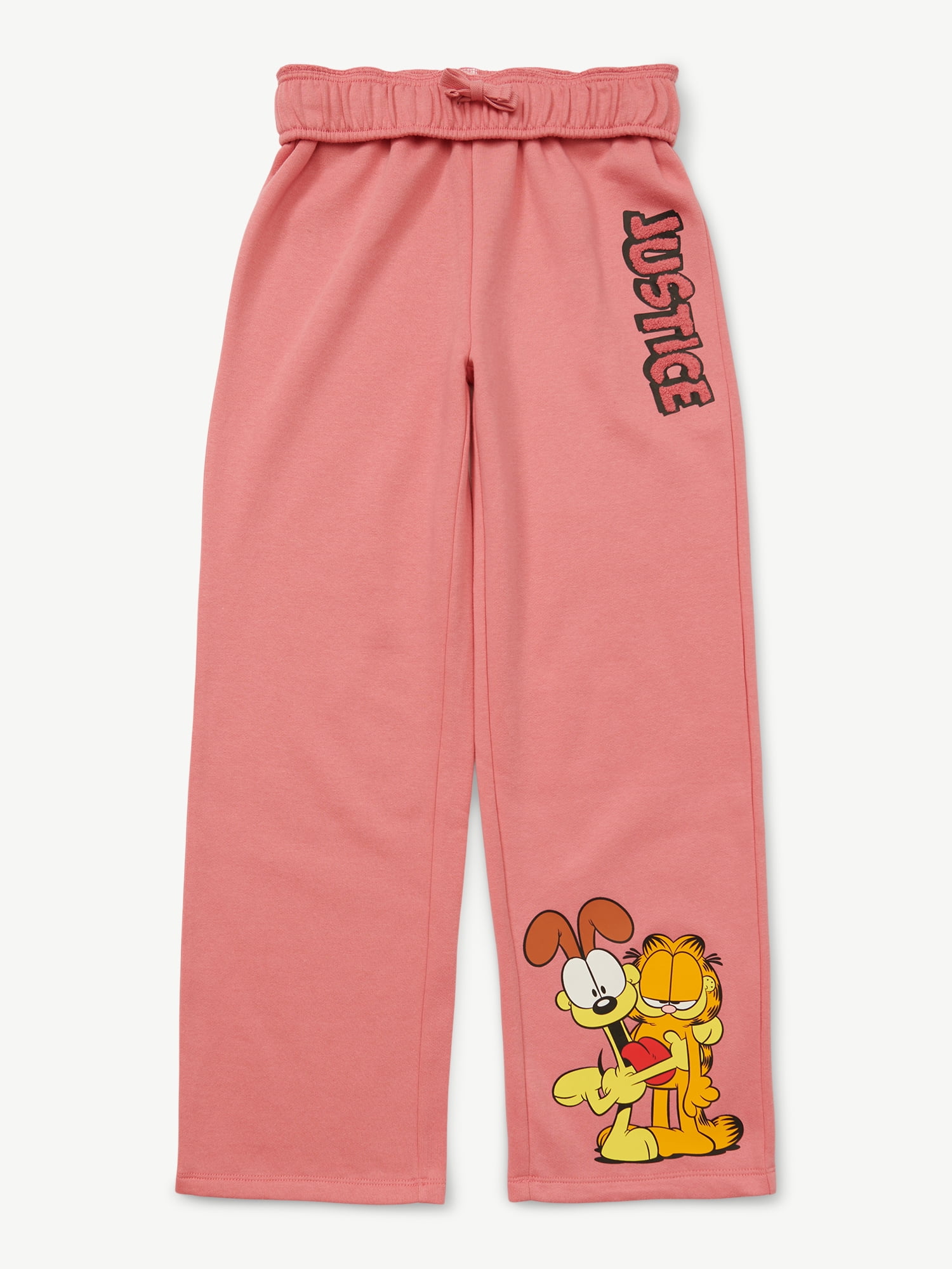 Justice x Garfield Girls Fleece Wide Leg Pant, Sizes XS - XLP