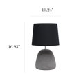 thumbnail image 3 of Simple Designs Round Concrete Table Lamp, 3 of 8