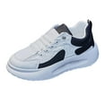 thumbnail image 4 of Zapatos casuales para mujeres jóvenes Calzado Suelas de goma Zapatillas Moda Zapatillas con cordones 38 yardas negro Jinwen zapatillas casuales, 4 of 8