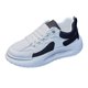 thumbnail image 5 of Zapatos casuales para mujeres jóvenes, calzado con suelas de goma, zapatillas deportivas de moda con cordones, zapatos de PU para senderismo, pesca, , 35 yardas negro, 5 of 8