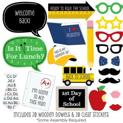 Back to School Party Supplies 2020 First//100th Day of School Photo Booth Prop Wall Decorations Indoor//Outdoor Welcome Back to School Backdrop Banner 70 X 40