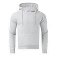thumbnail image 4 of Zylarhe Mens Autumn And Winter Loose Turtleneck Hoodie Men Hooded Couple Hoodie Coat Hoodie, 4 of 8