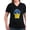 Black, variant on CafePress - Stand With Ukraine T Shirt - Women's V-Neck Dark T-Shirt