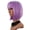 Purple, variant on Chanana Hot Pink Bob Wigs and A Wig Cap, Short Straight Flat Bangs, Cool Summer Stylish Party Hair Wigs