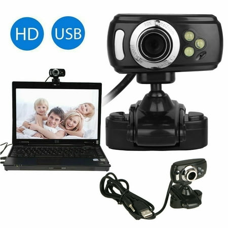 Linux Web Cam Full HD Laptop Webcam, EEEkit 1080P OBS Live Streaming Web Camera with Built-in Stereo Microphone, Computer Web Camera Pro Video Cam for Mac PC Windows Skype Obs Twitch YouTube ()