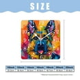 thumbnail image 2 of 10 Inch Wall Clock Battery Operated Square Clock for Office, Kitchen, Outdoor, Living Room,German Shepherd Small Dog Charming, 2 of 4